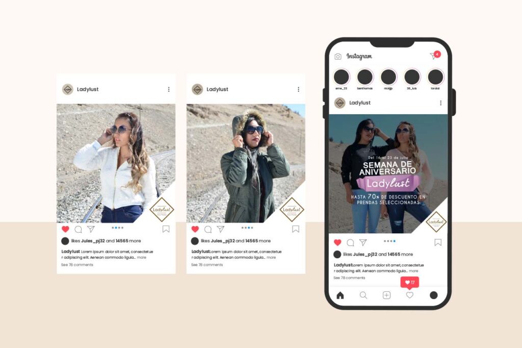 Contenido digital instagram