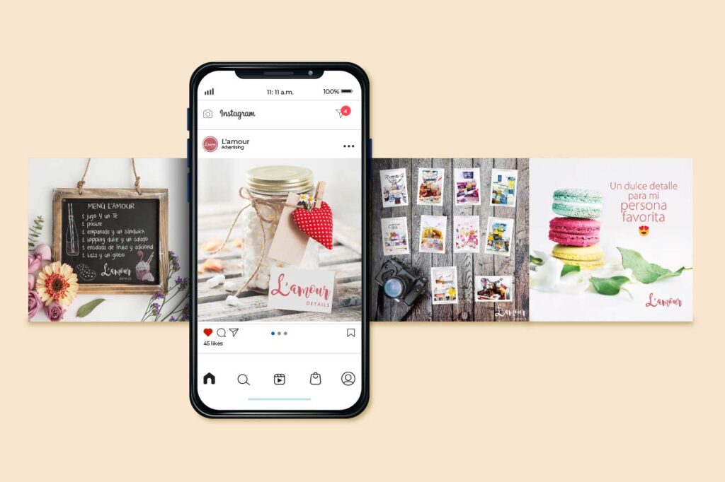 Contenido digital Instagram